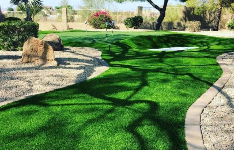 Artificial Fake Grass Putting Green in Phoenix