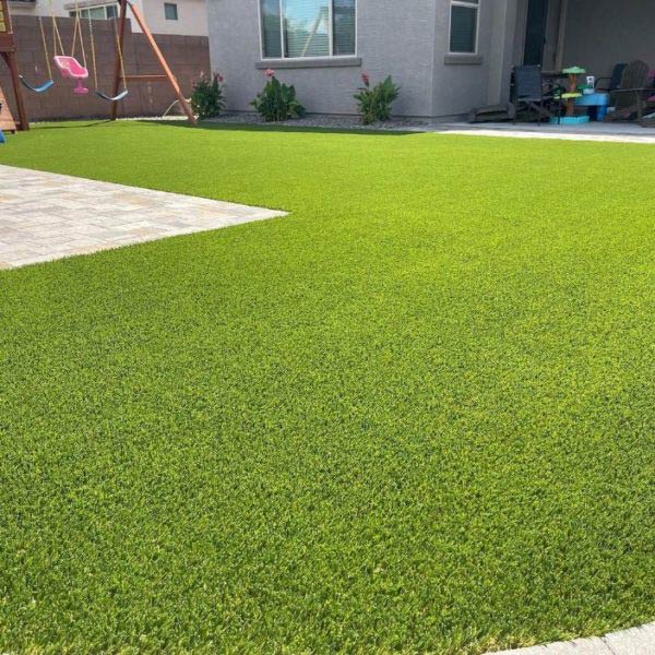 New Faux Grass Installed in Big Yard