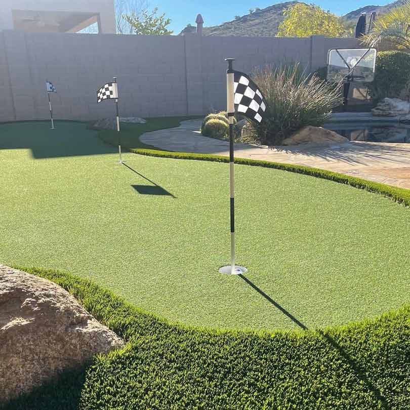 AZ-Avondale Custom Designed Backyard Putting Green