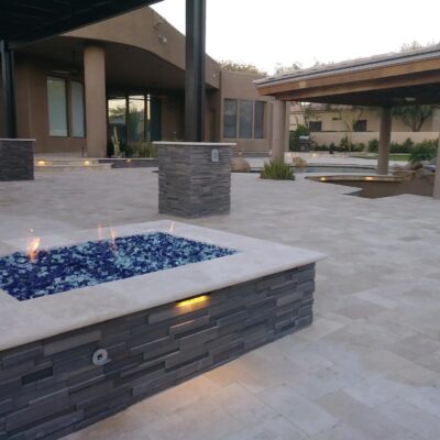 mesa landscaping fire pit