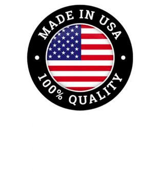 Made in the USA - 100% Quality Badge