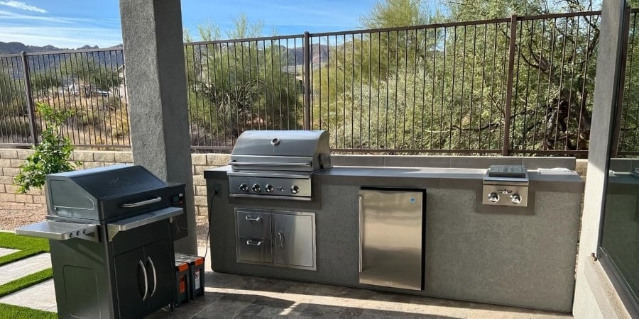 Outdoor Kitchen Stainless Steel Appliances Arizona