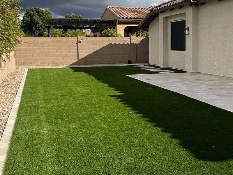 Newly Added Faux Lawn at Phoenix Residence